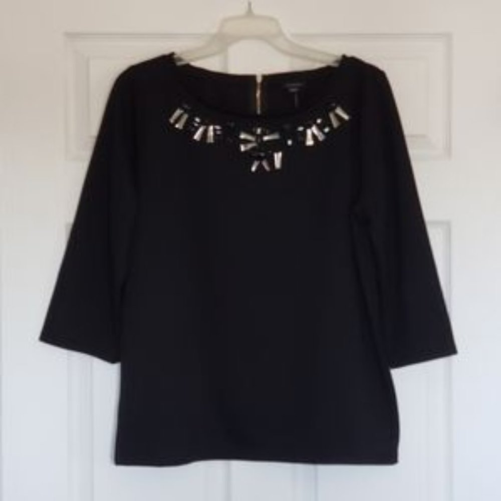 Women's 3/4 sleeve Black Shirt